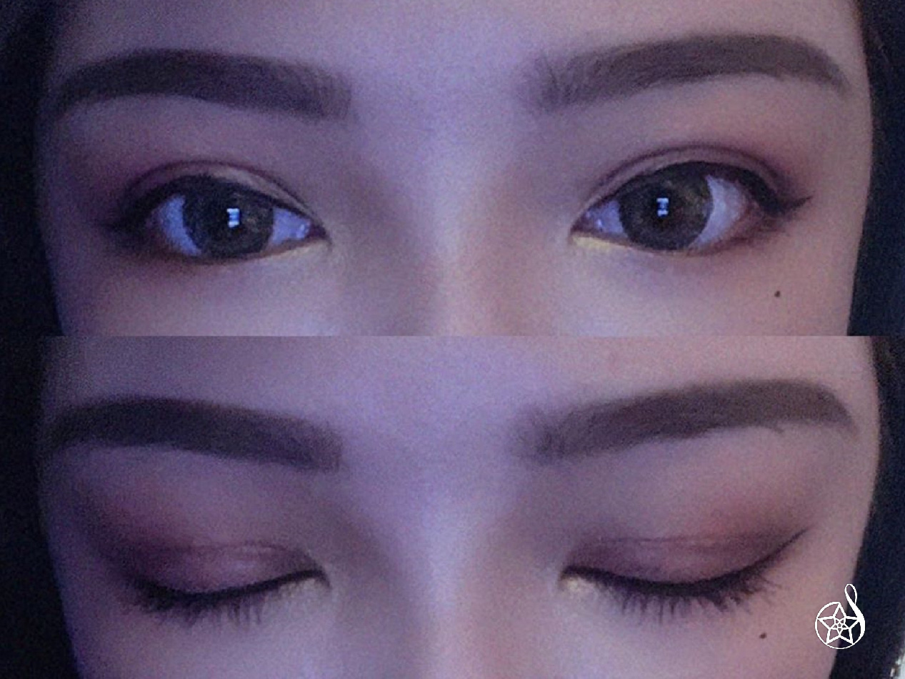 雙眼皮手術術後消腫第一次化妝紀錄