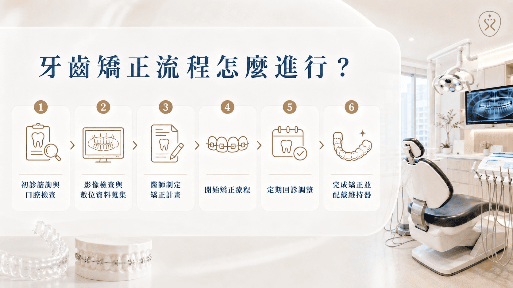 牙齒矯正流程怎麼進行
